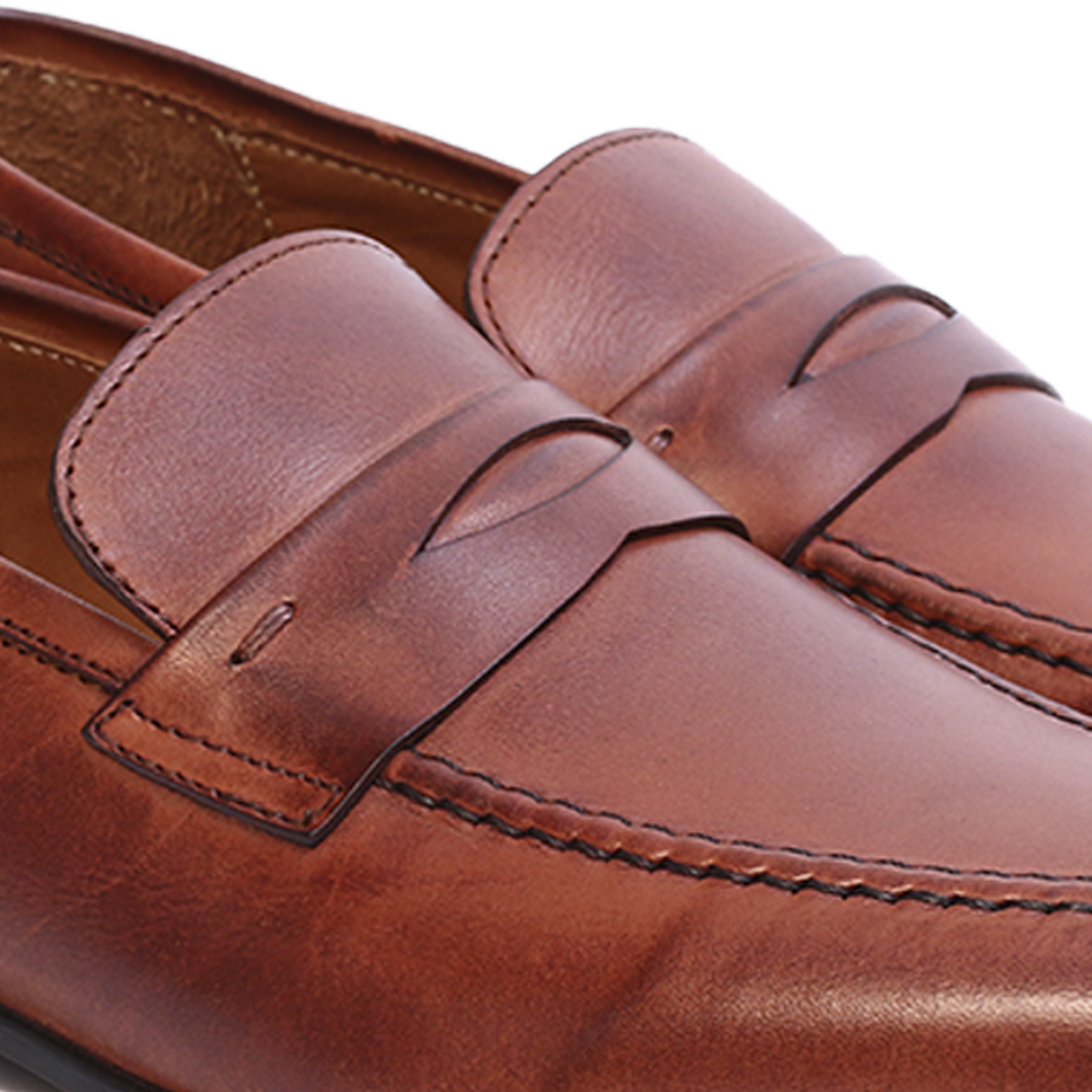 MIKE Loafer (Mocassin) Cuir Tabac