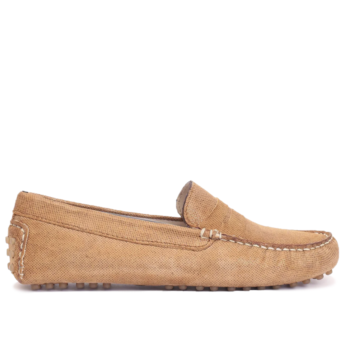 Smile Mocassin en Cuir Bronze