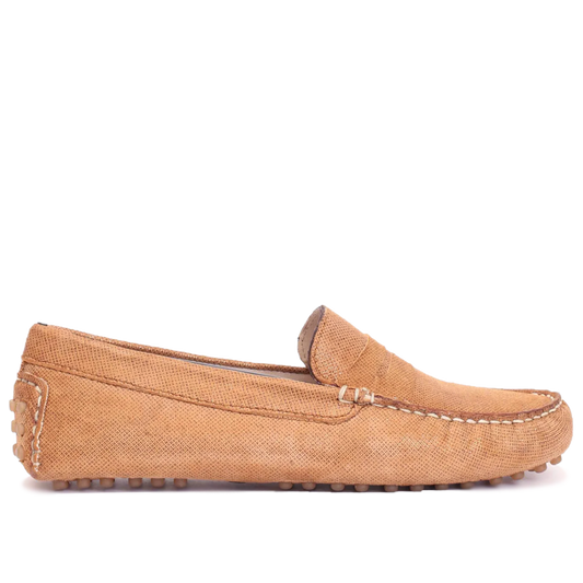 Smile Mocassin en Cuir Bronze