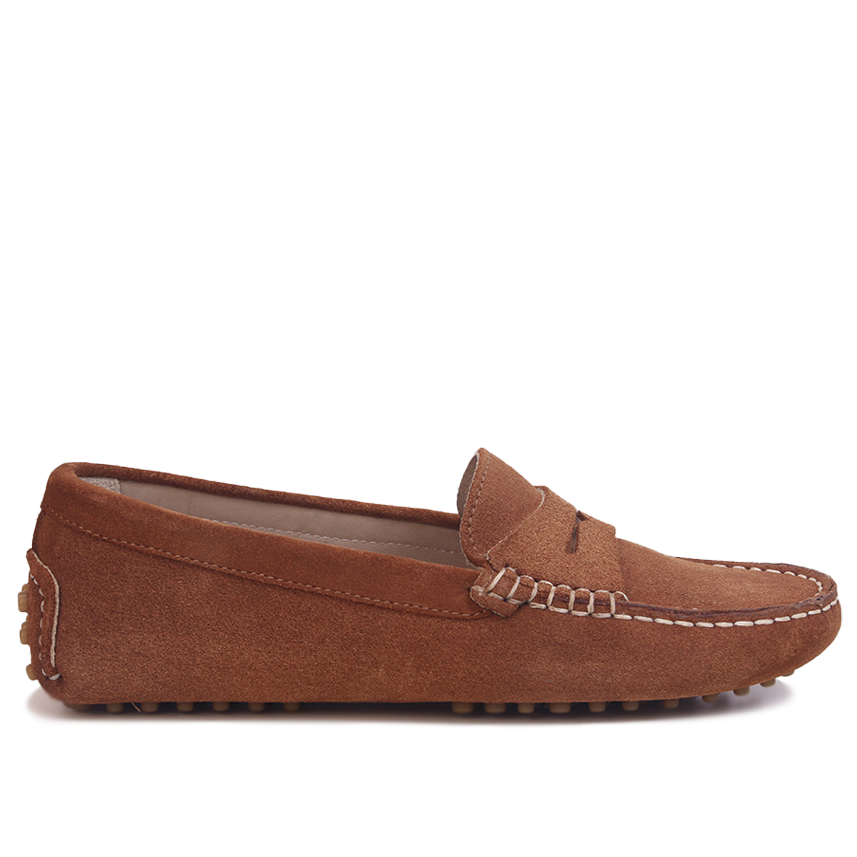 Smile Mocassin en Daim Tabac