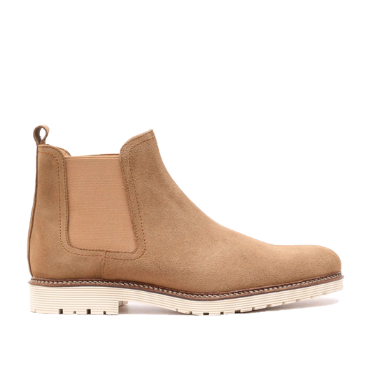 CHELSEA BOOTS EN DAIM BEIGE 204