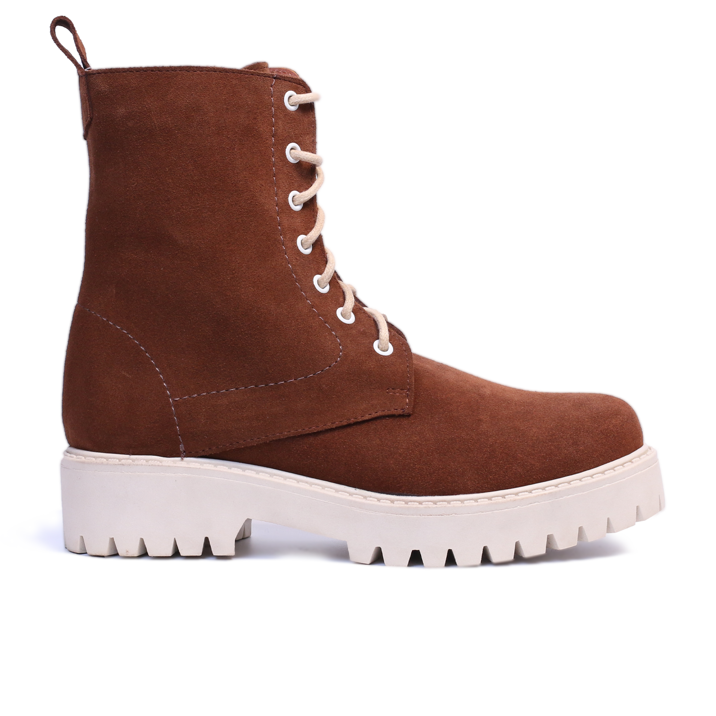 BOTTINE EN DAIM TABAC 2062