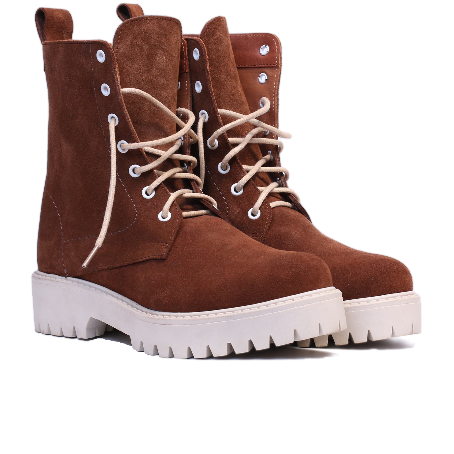 BOTTINE EN DAIM TABAC 2062