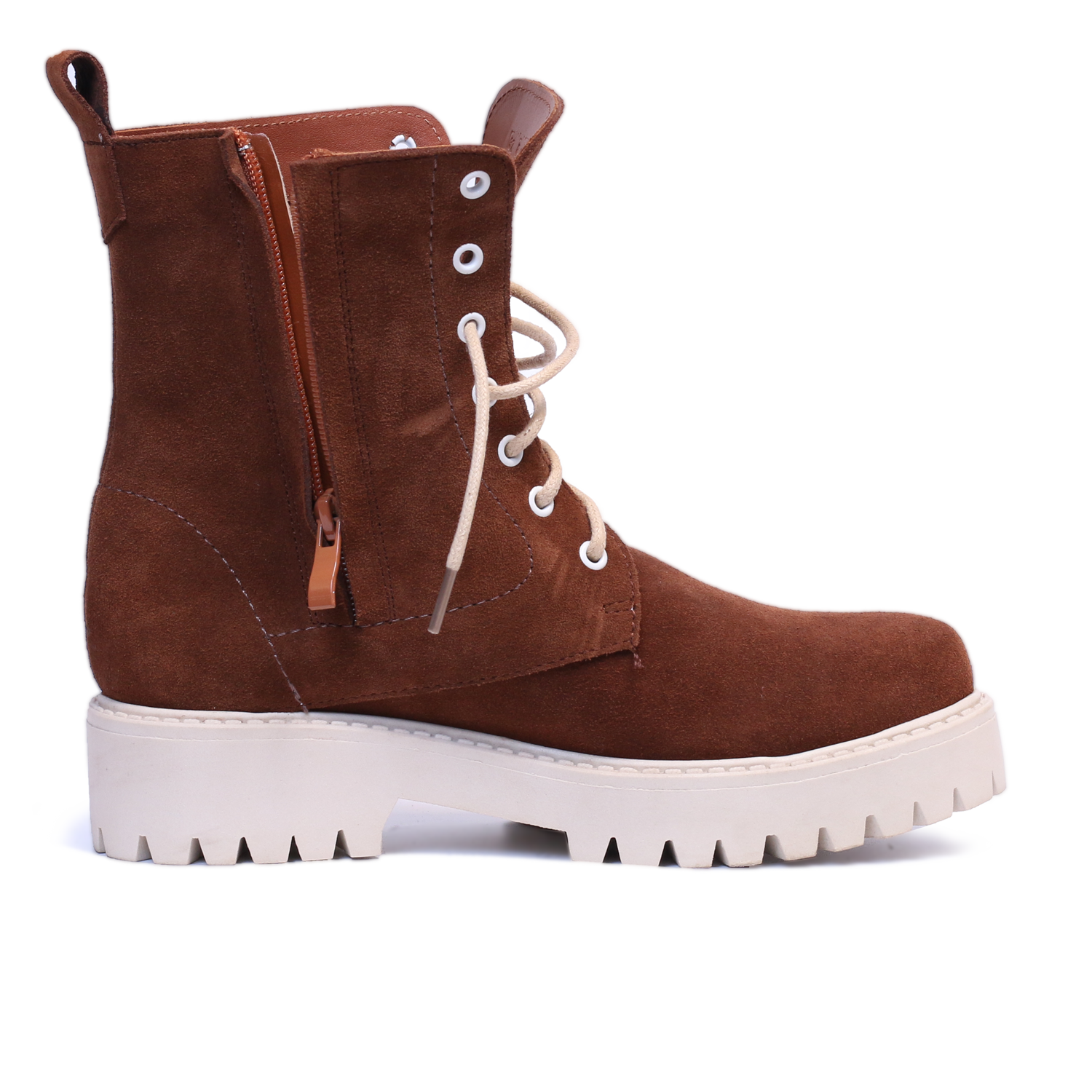 BOTTINE EN DAIM TABAC 2062
