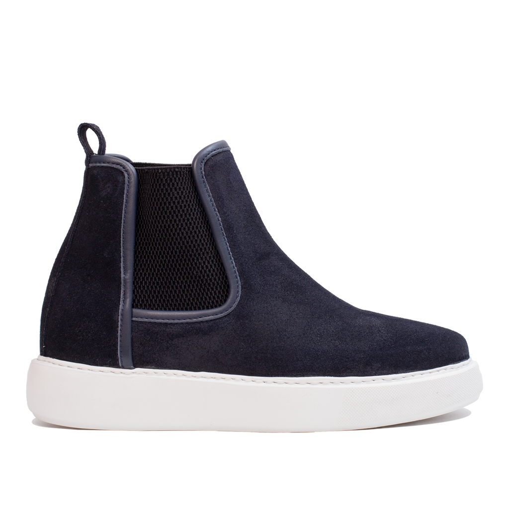 310 BASKETS EN DAIM BLEU MARINE