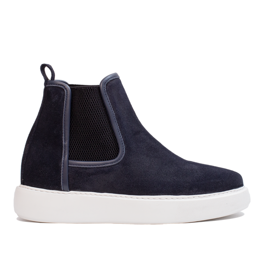 310 BASKETS EN DAIM BLEU MARINE