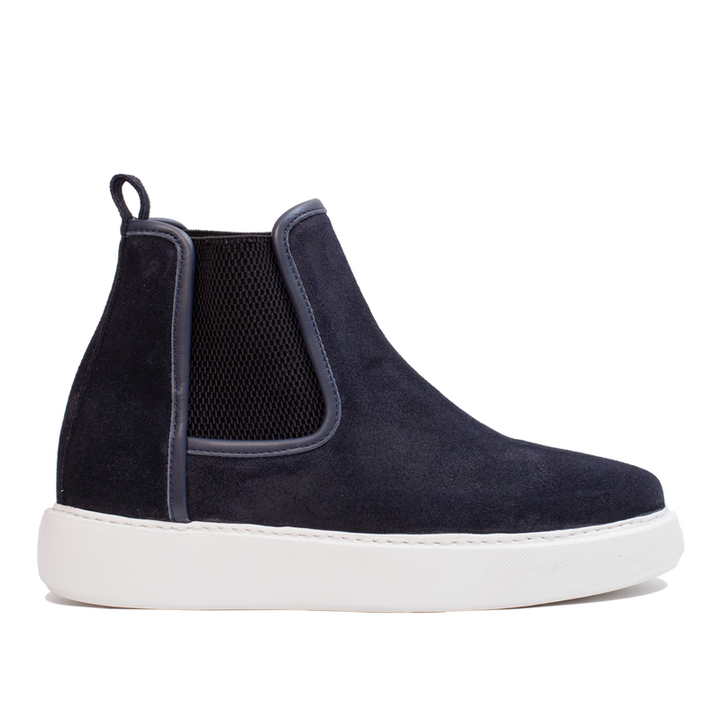 310 BASKETS EN DAIM BLEU MARINE
