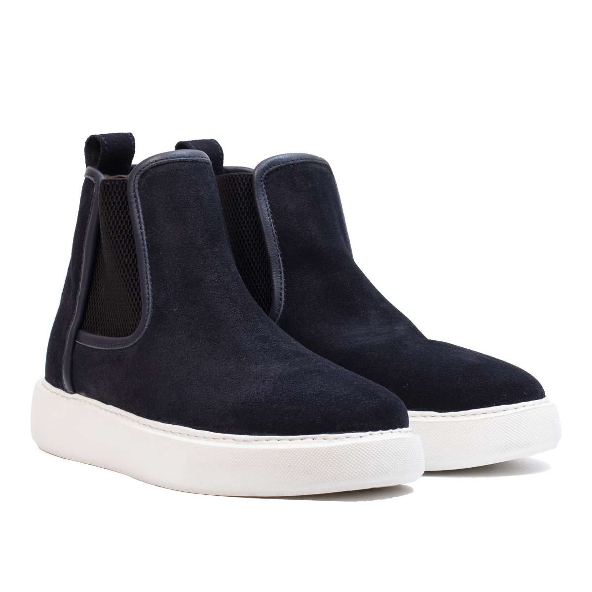 310 BASKETS EN DAIM BLEU MARINE