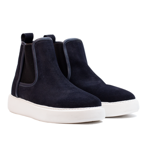 310 BASKETS EN DAIM BLEU MARINE