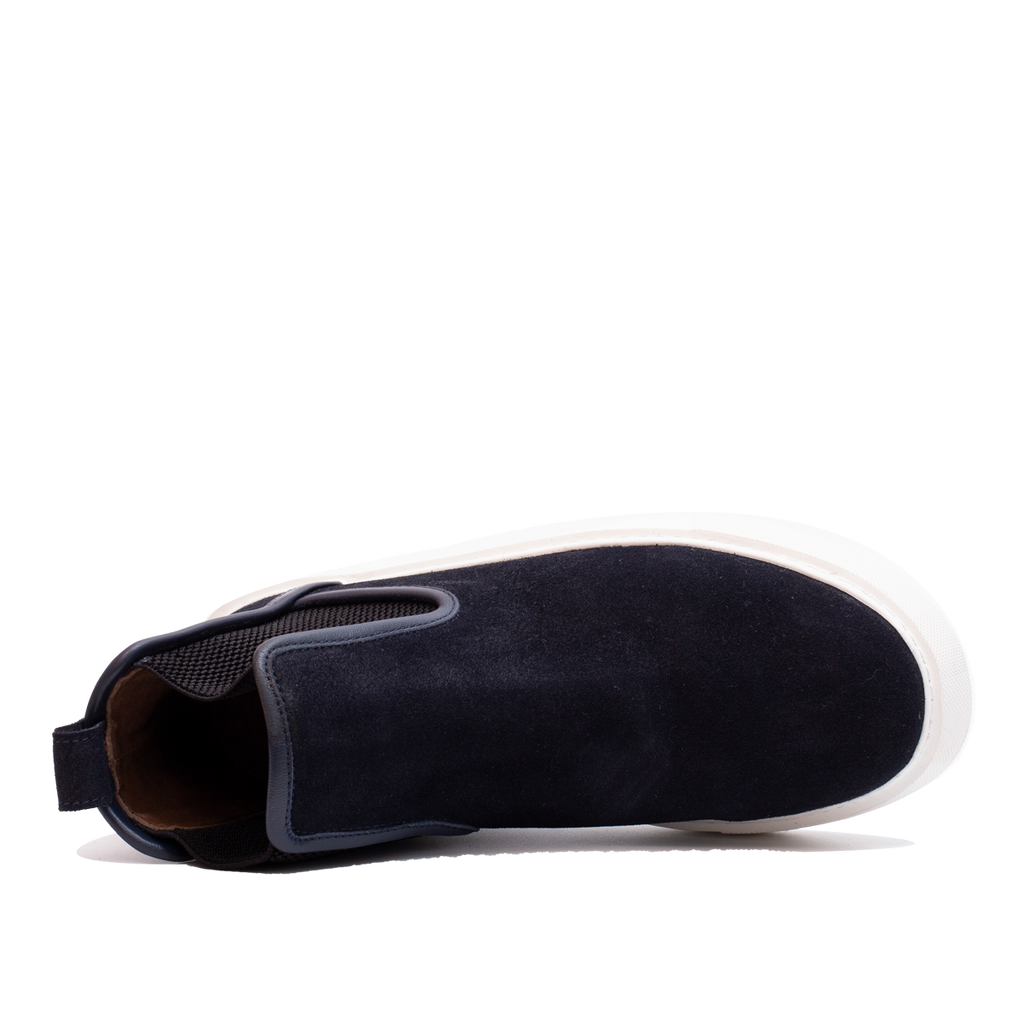 310 BASKETS EN DAIM BLEU MARINE