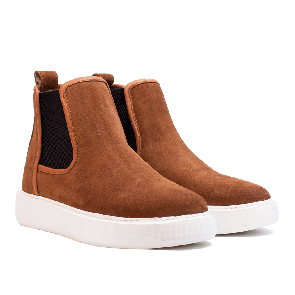 310 BASKETS EN DAIM TABAC