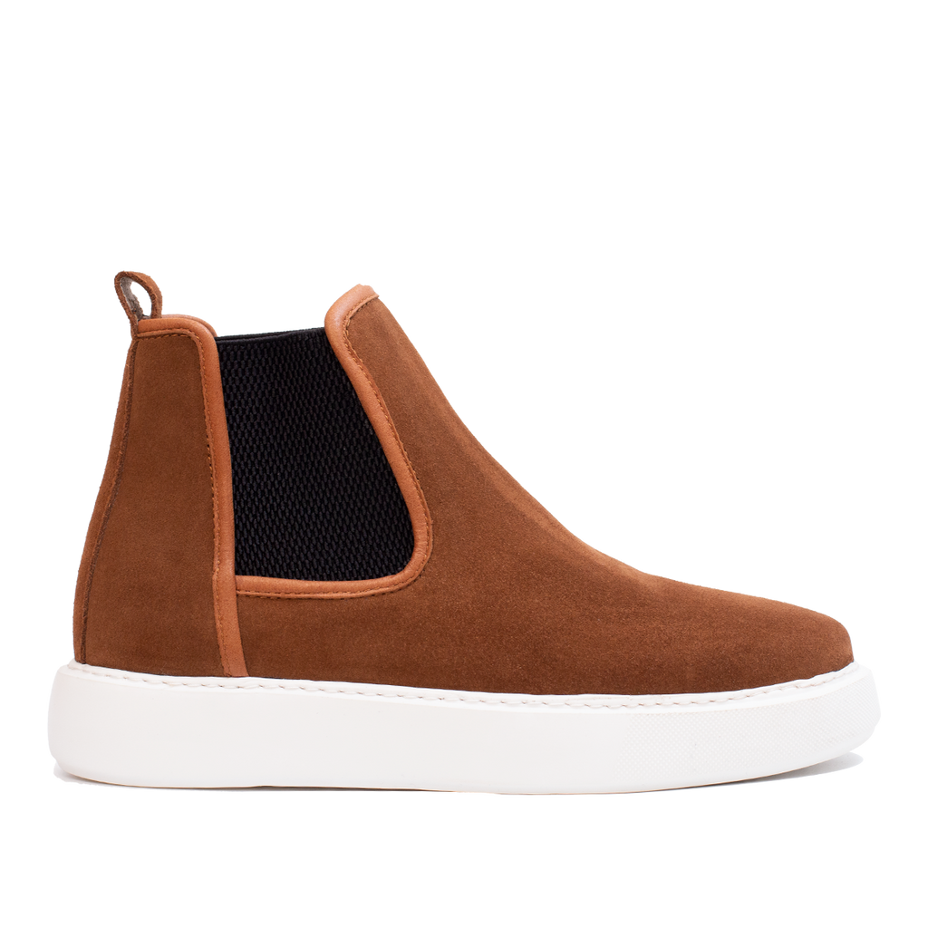 310 BASKETS EN DAIM TABAC
