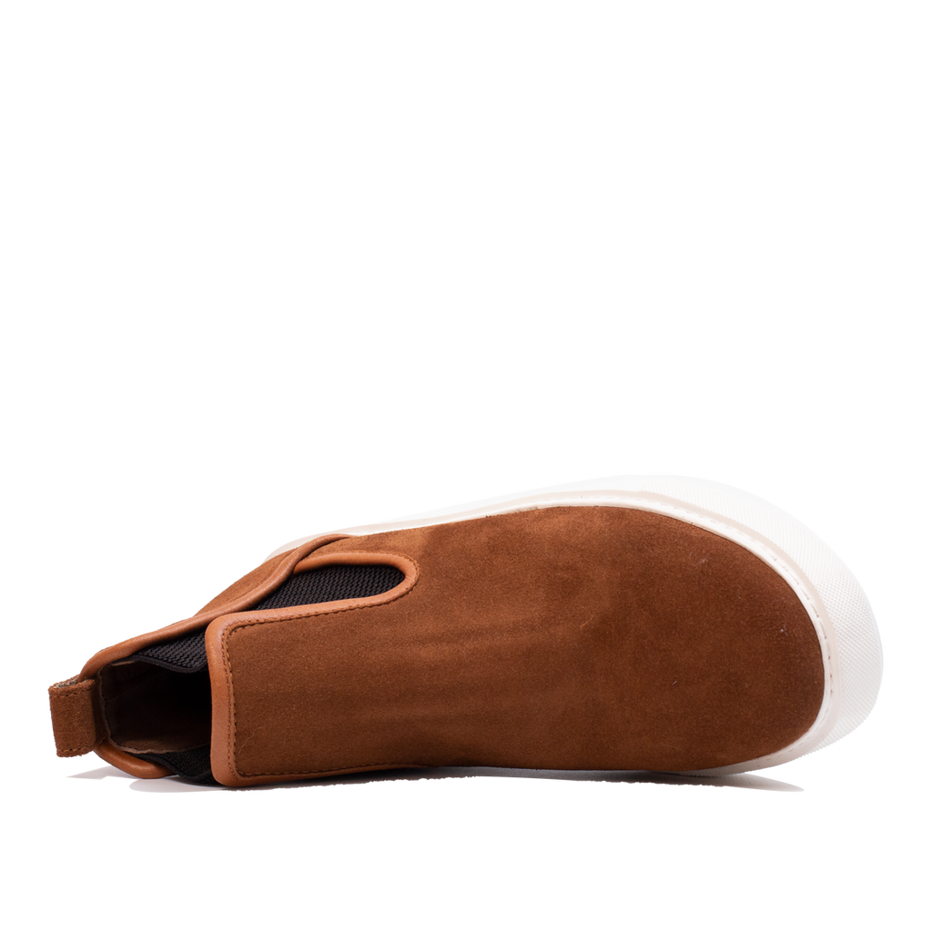 310 BASKETS EN DAIM TABAC