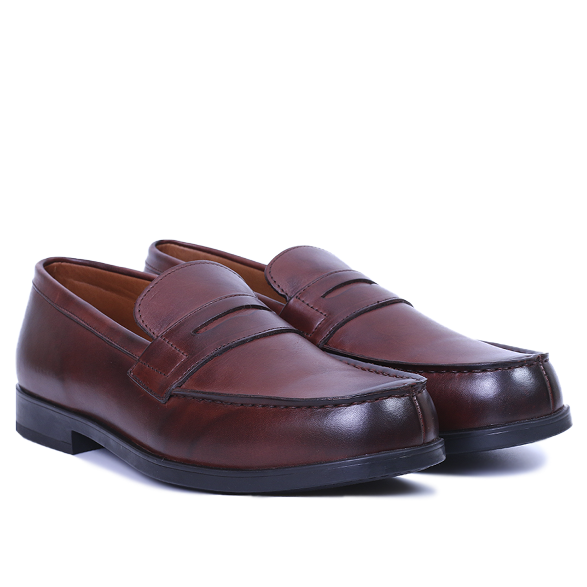 Chaussures Homme Loafer (Mocassin) Cuir Marron 3196