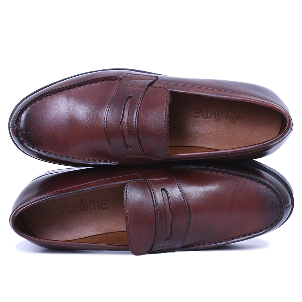 Chaussures Homme Loafer (Mocassin) Cuir Marron 3196