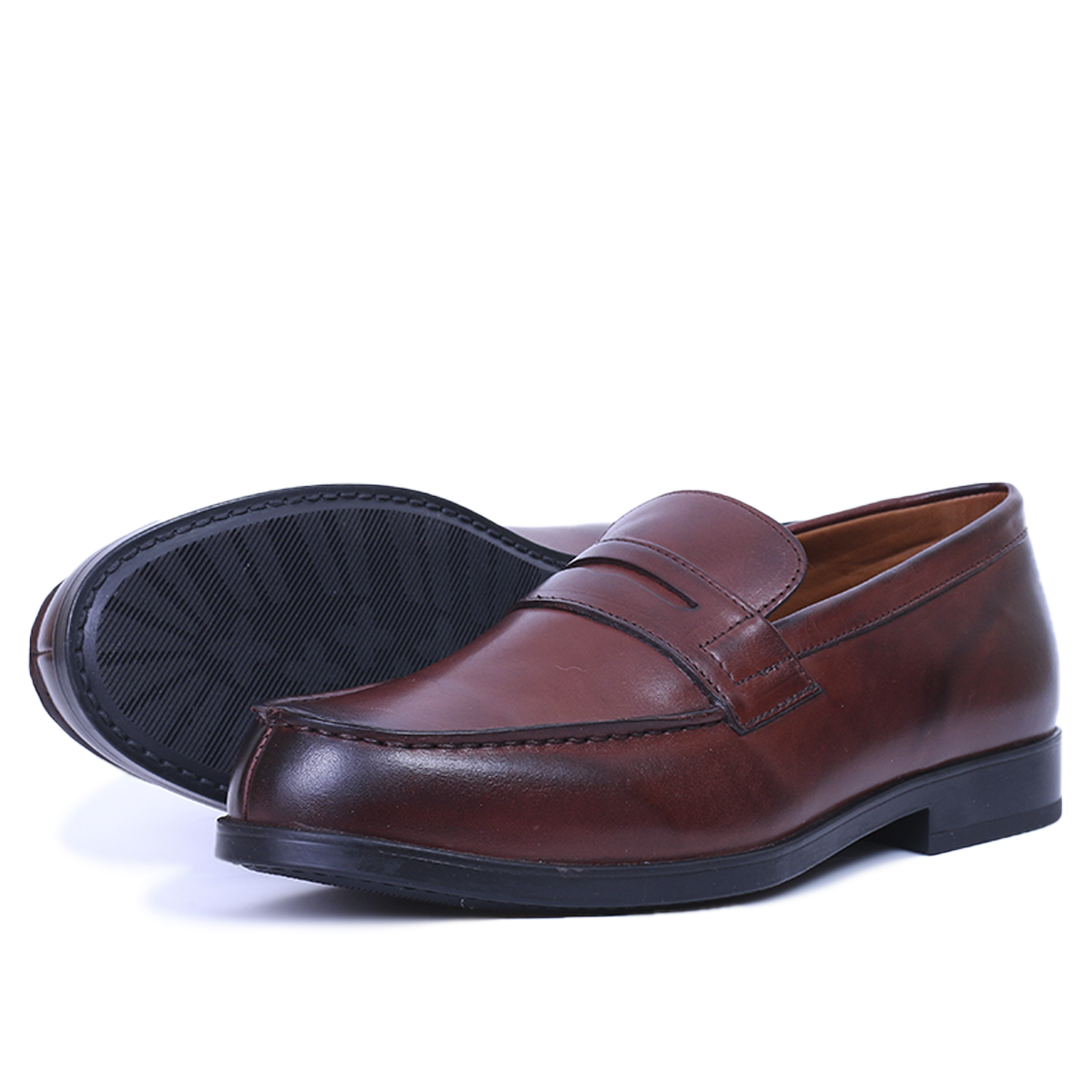 Chaussures Homme Loafer (Mocassin) Cuir Marron 3196