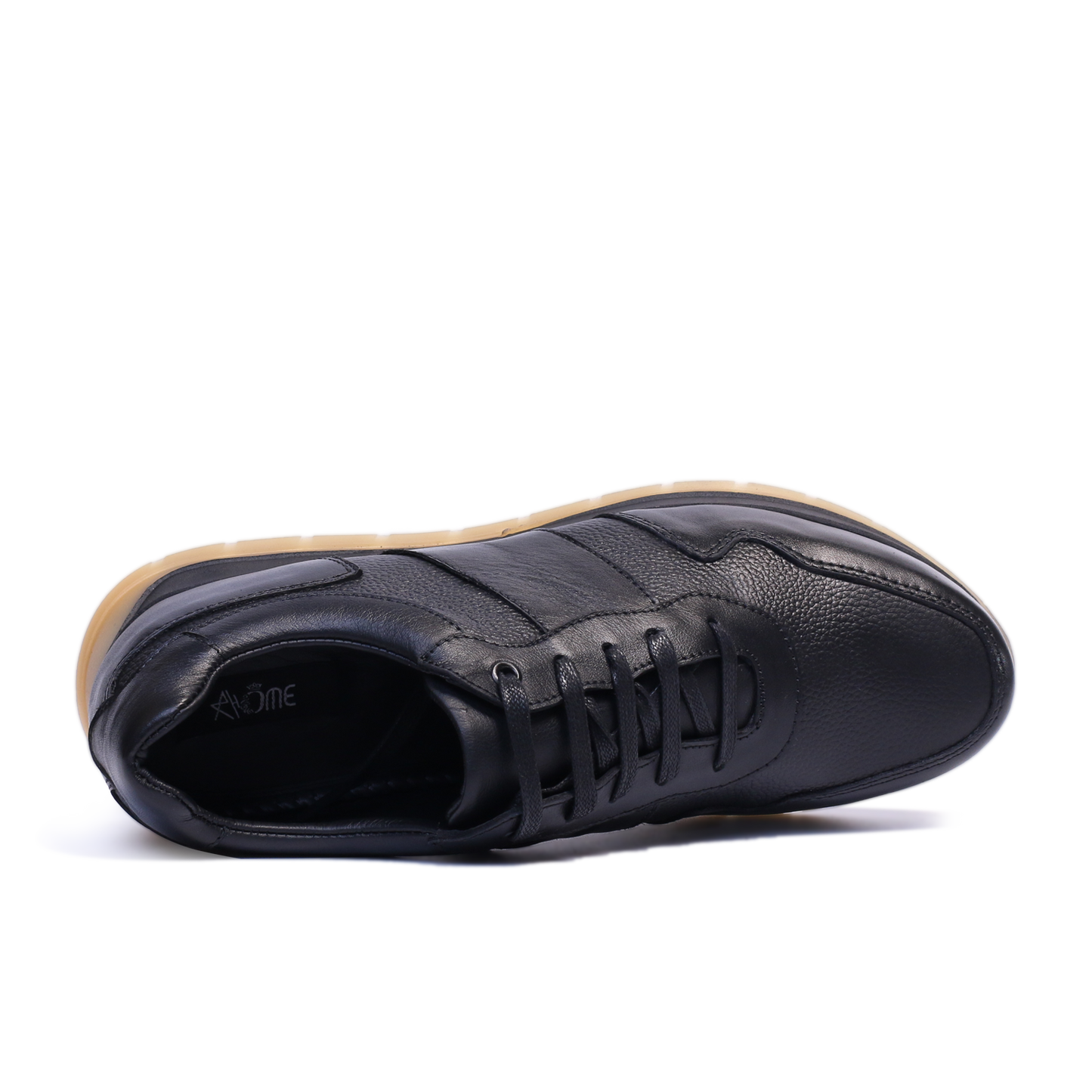 327 - BASKET EN CUIR  NOIR