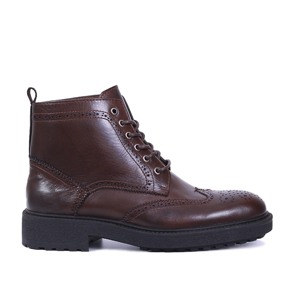 Bottine en cuir Marron 405