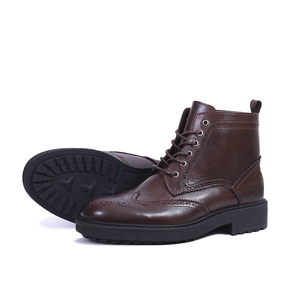 Bottine en cuir Marron 405