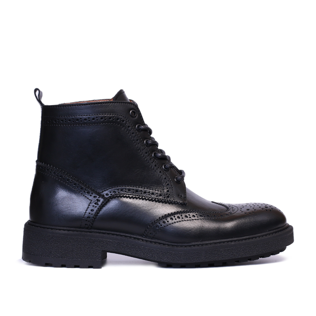 Bottine en cuir NOIR 405