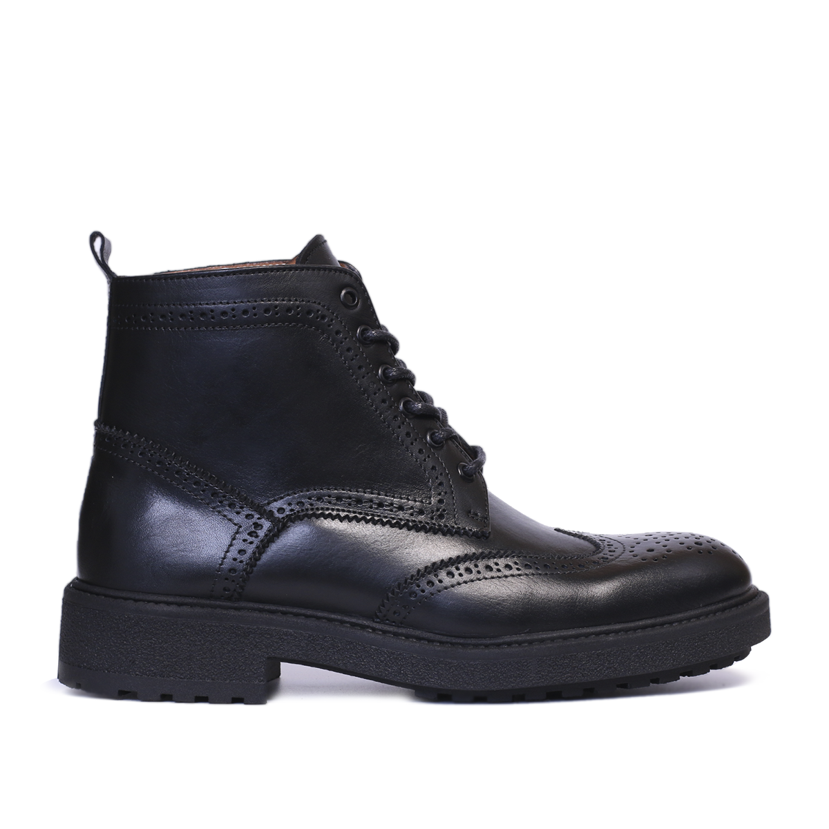 Bottine en cuir NOIR 405