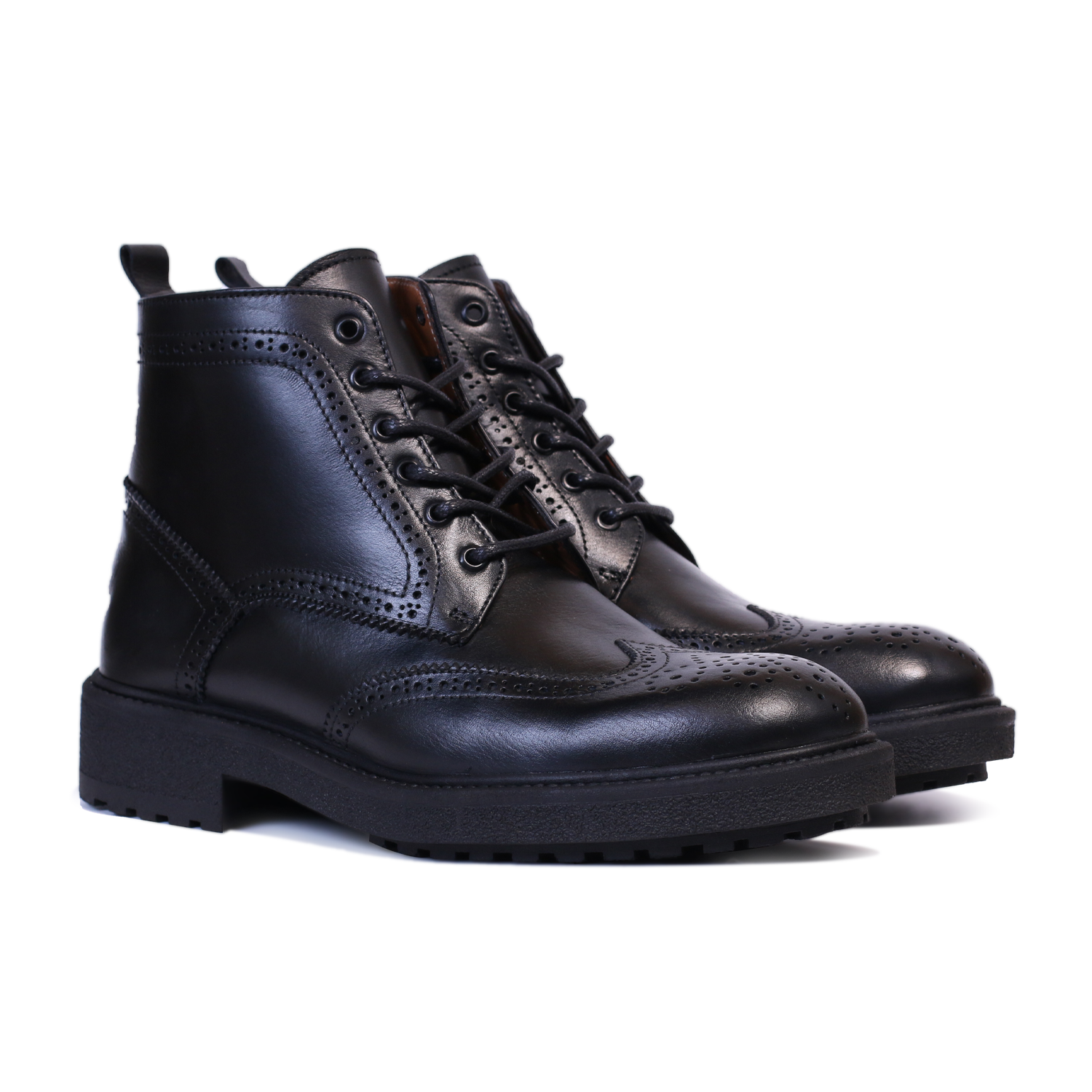 Bottine en cuir NOIR 405