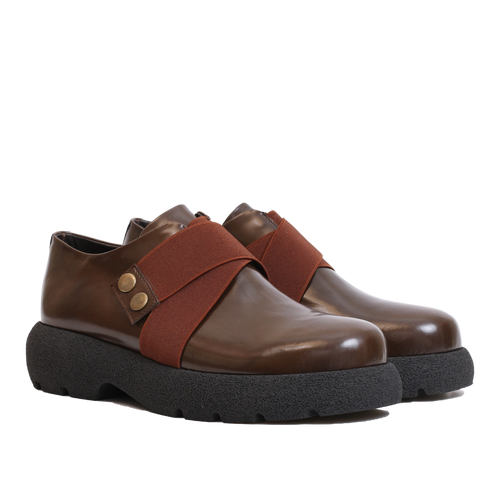 4909 En cuir démasquable Marron
