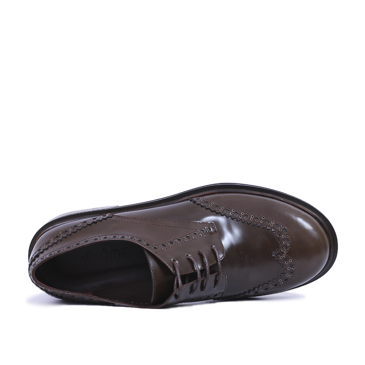 NOVA DERBIES EN CUIR DEMASQUABLE MARRON