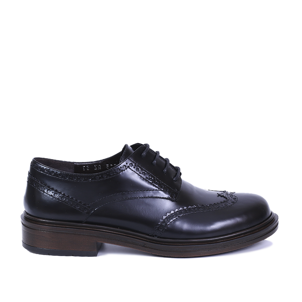 DERBIES EN CUIR DEMASQUABLE NOIR 4913