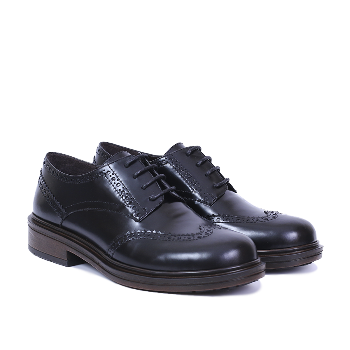 DERBIES EN CUIR DEMASQUABLE NOIR 4913