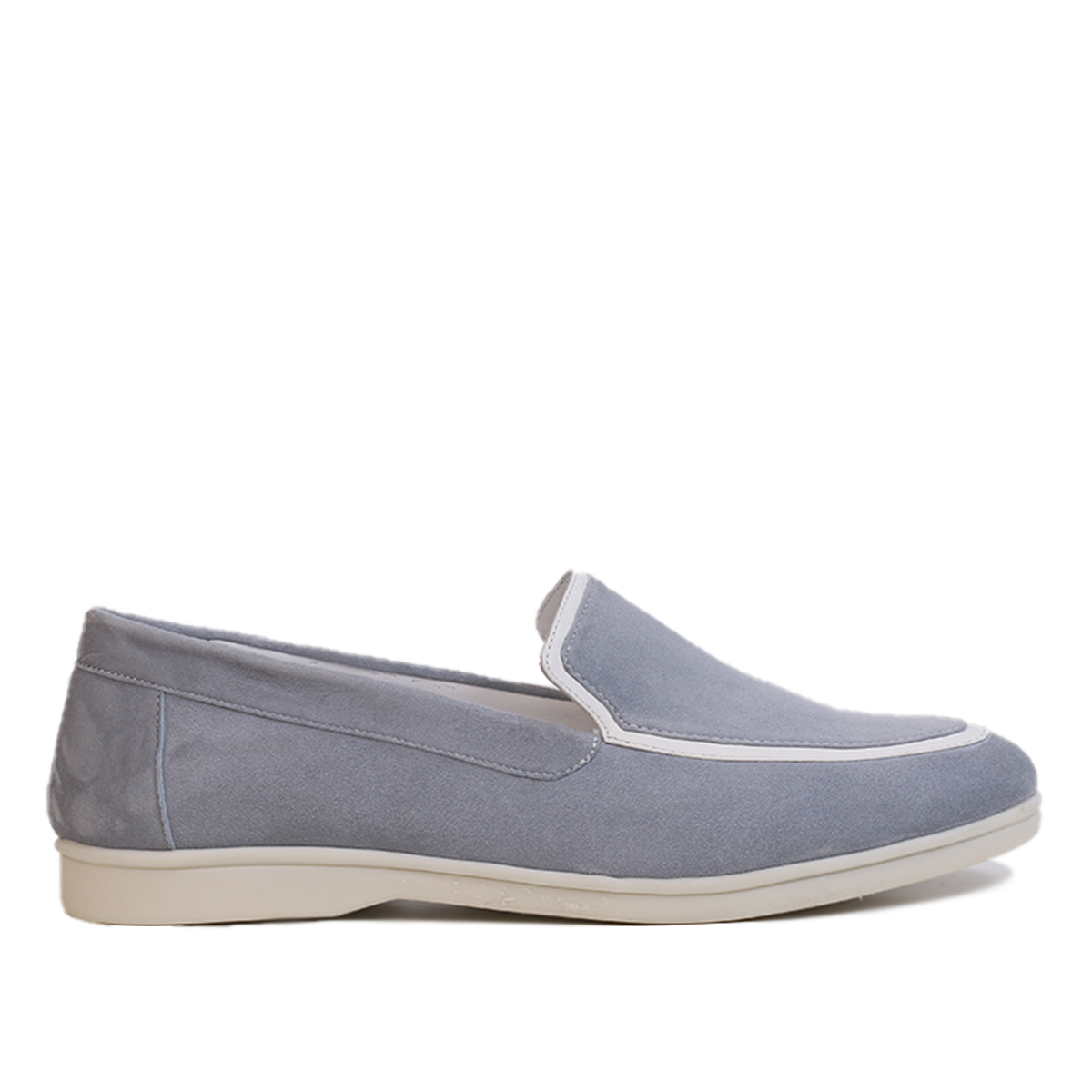 CHAUSSURE FEMME EN DAIM BLEU CIEL 4989