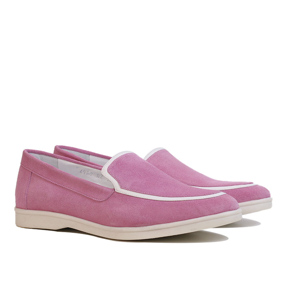 CHAUSSURE FEMME EN DAIM ROSE 4989