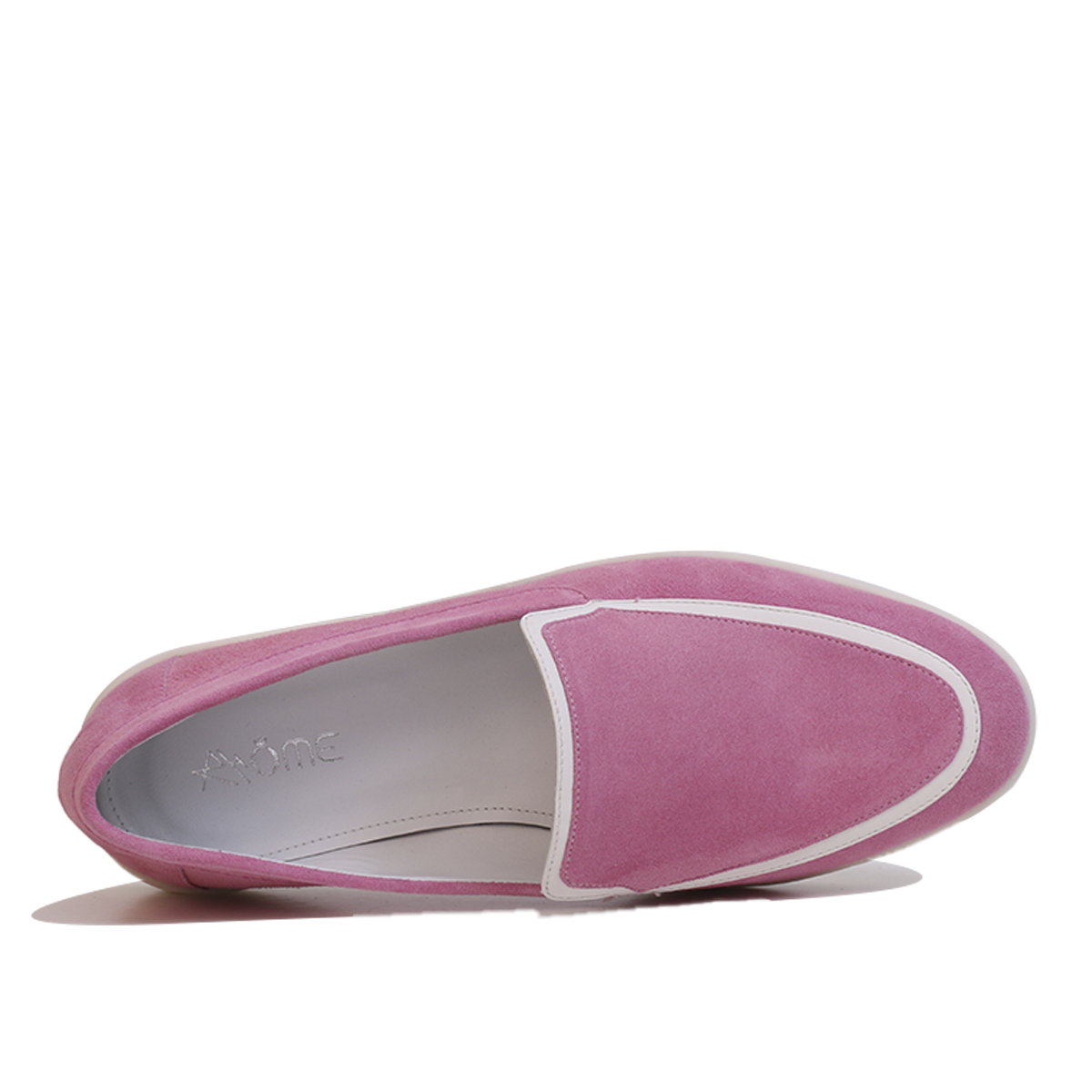 CHAUSSURE FEMME EN DAIM ROSE 4989