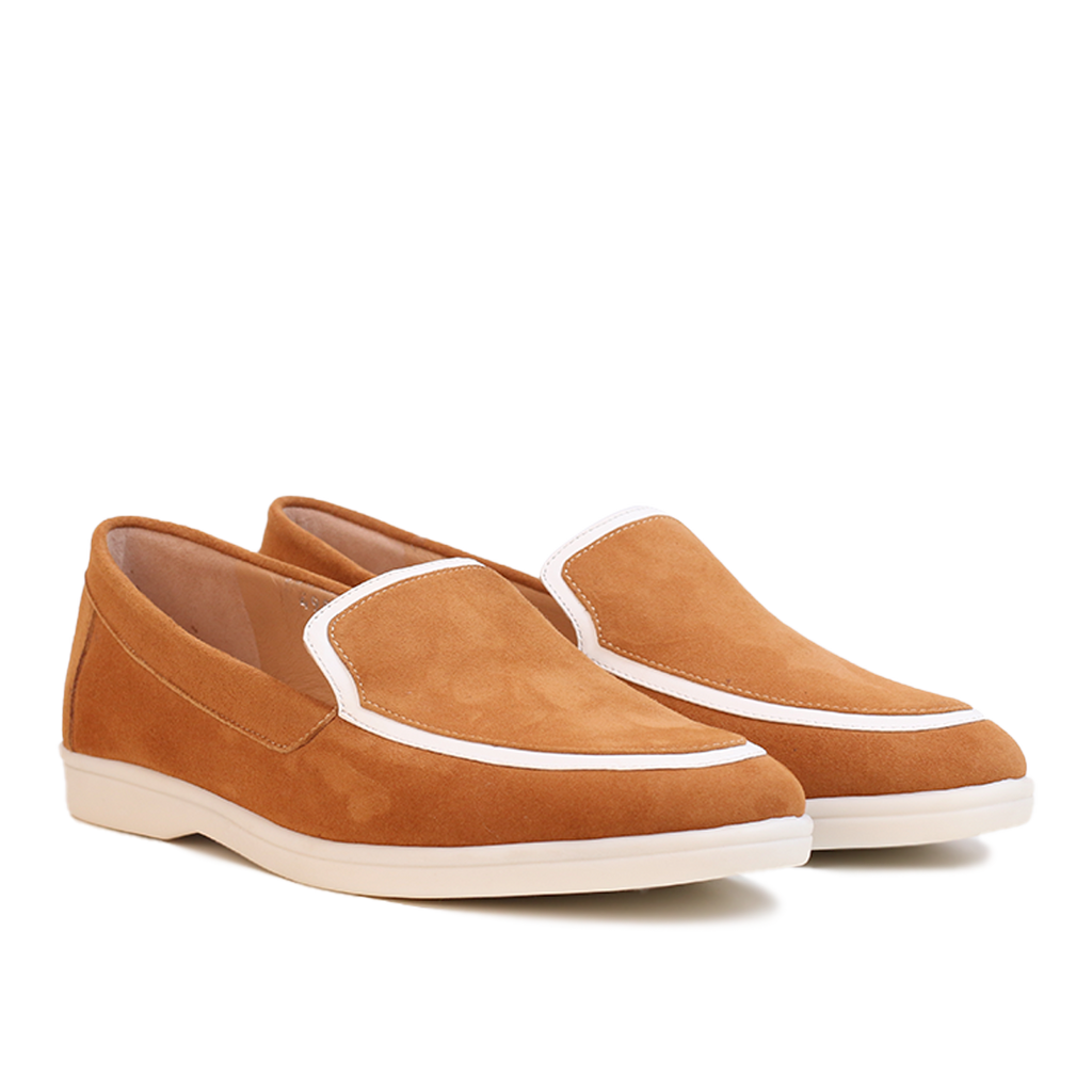 VELVET  EN DAIM TABAC