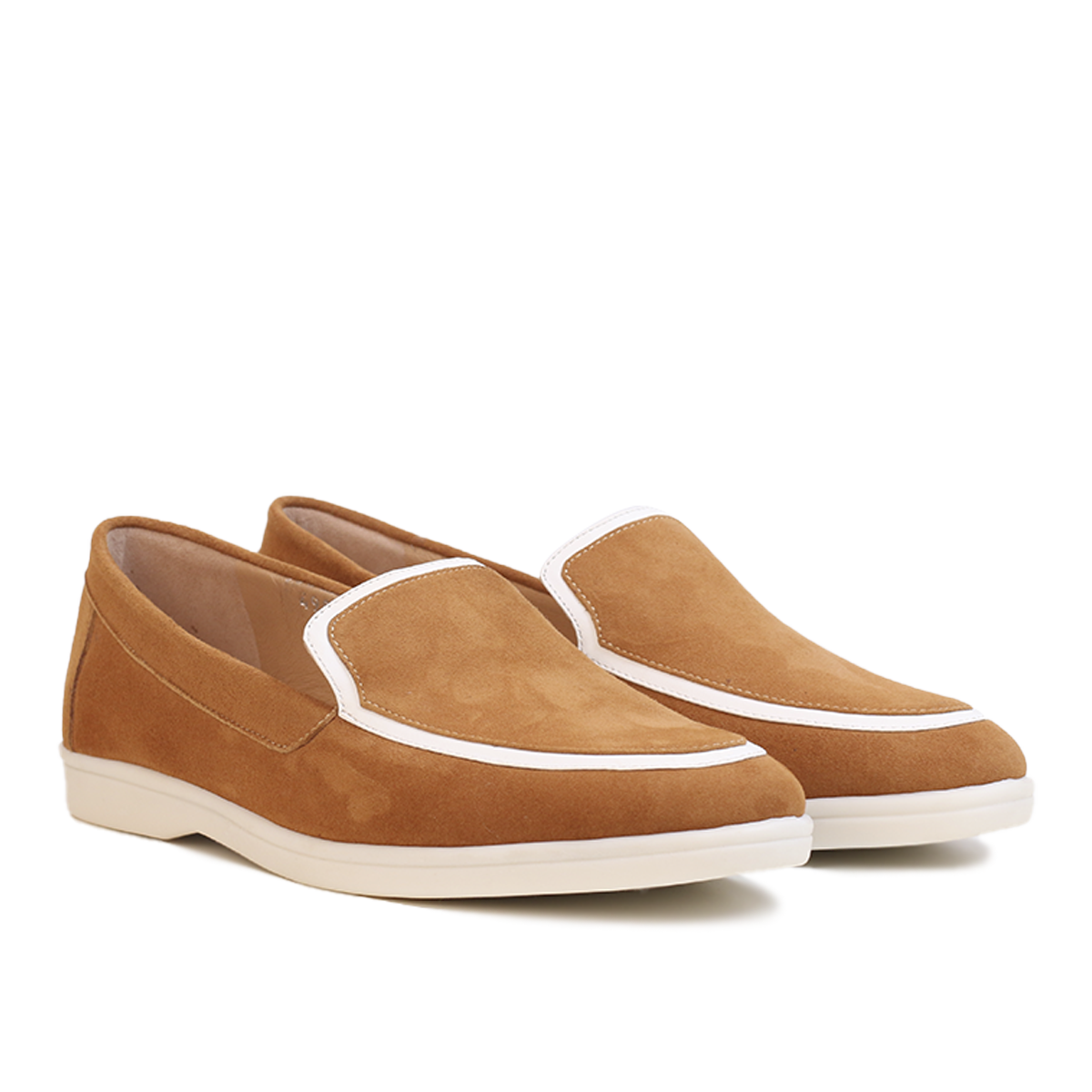 VELVET  EN DAIM TABAC