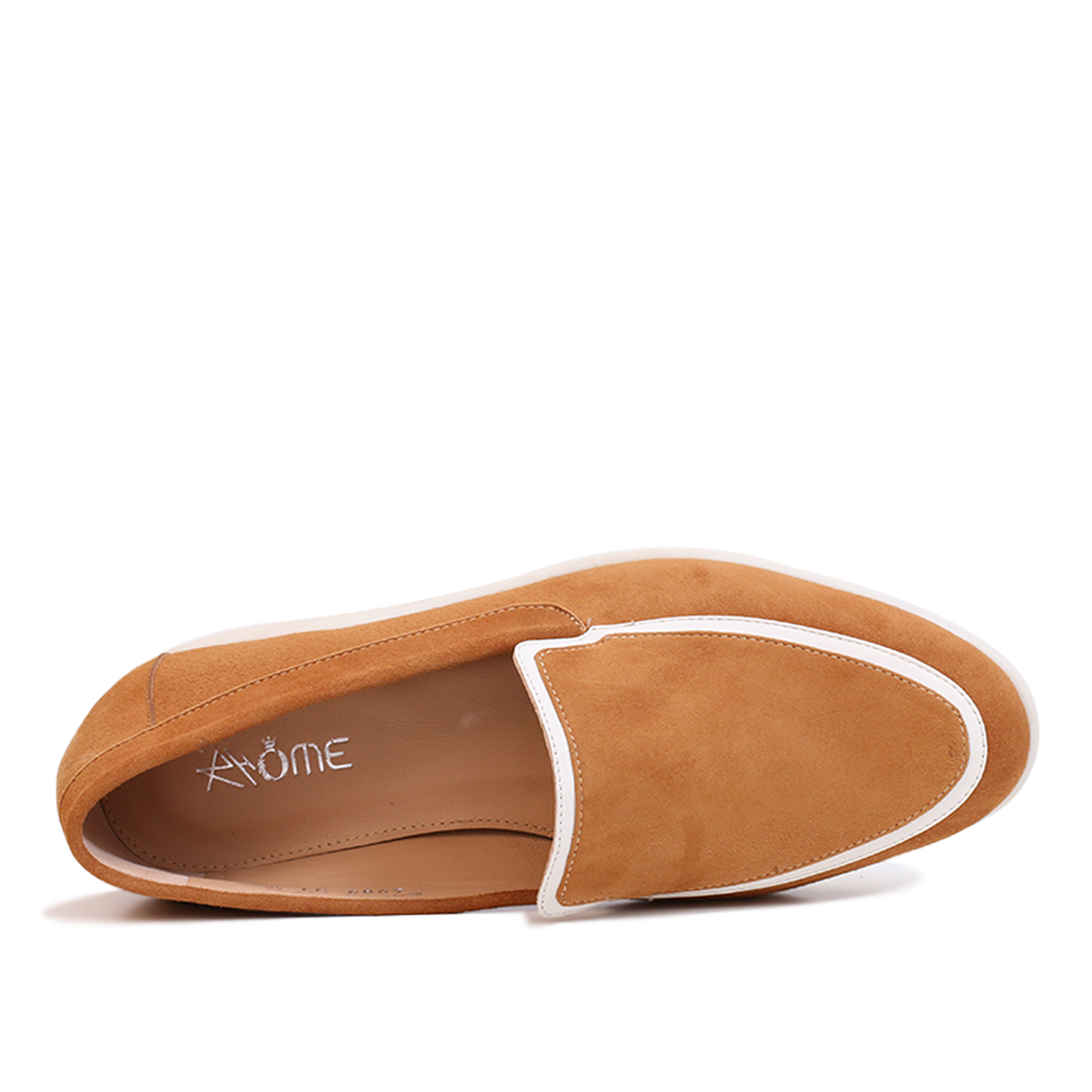 VELVET  EN DAIM TABAC