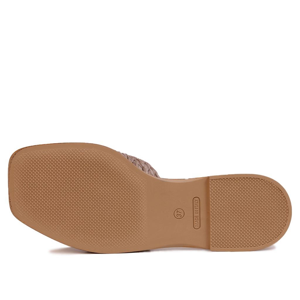 SANDALES EN RAFIA BEIGE 5104