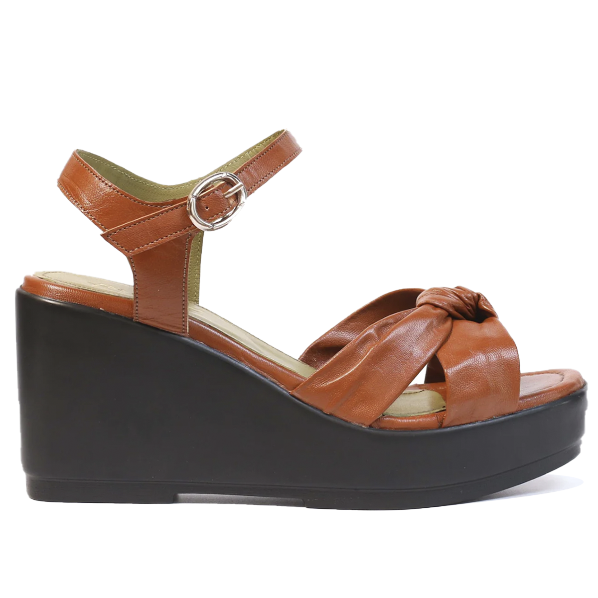 7006 SANDALES EN CUIR TABAC