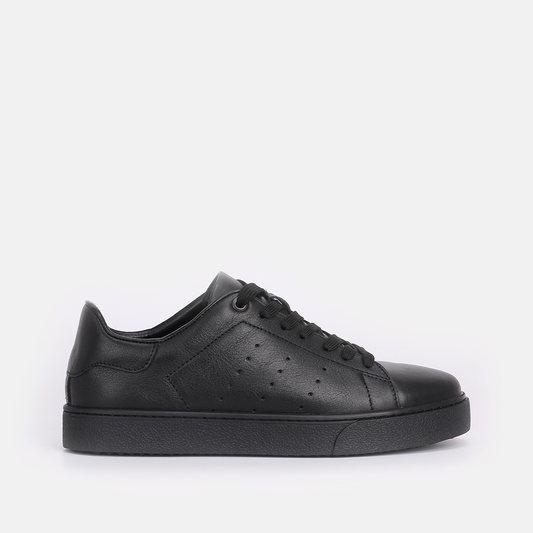 739F Baskets en cuir Noir