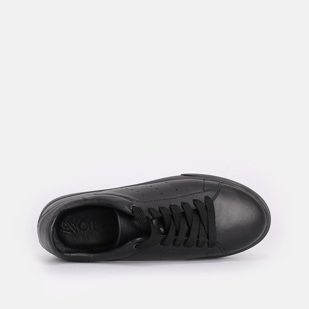 739F Baskets en cuir Noir