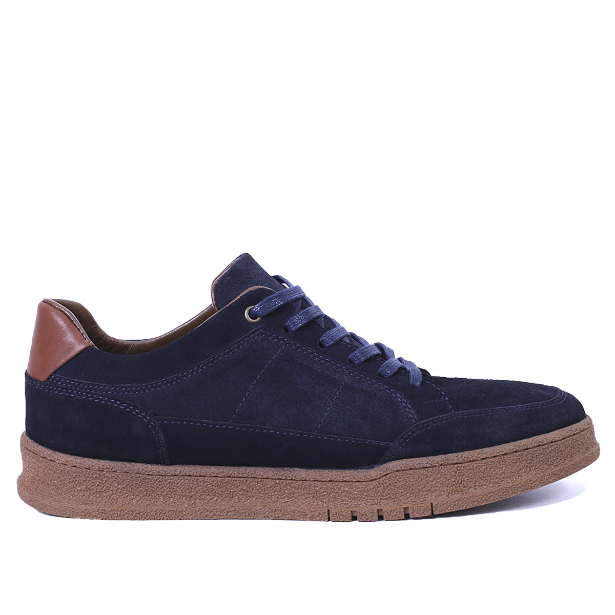 chaussures sport en daim bleu 776