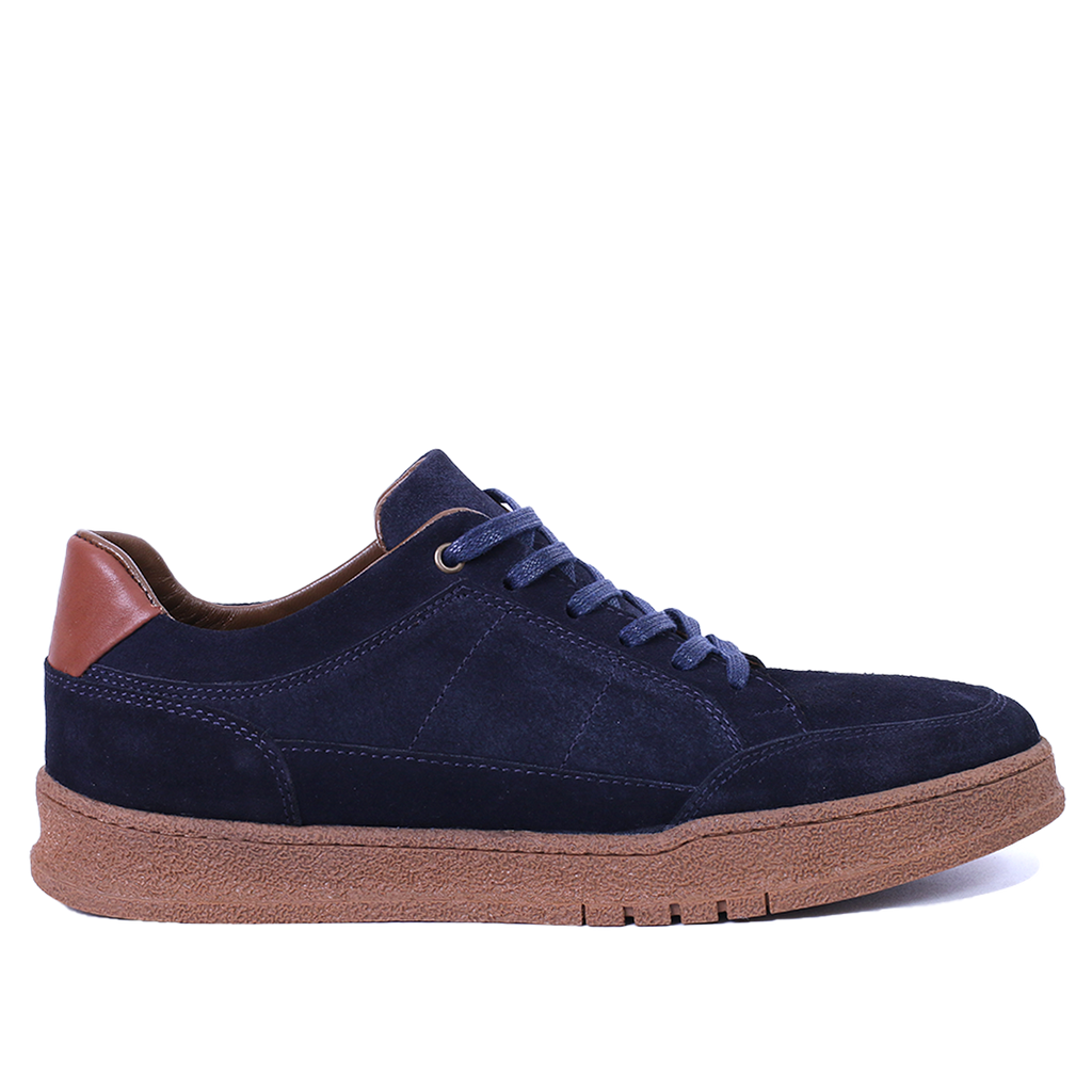 Chaussures sport en Daim BLEU 776