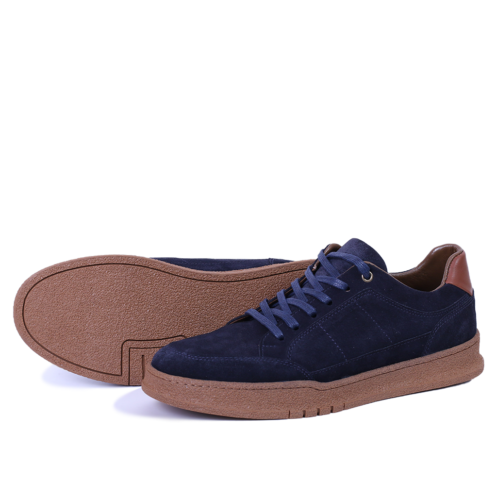 Chaussures sport en Daim BLEU 776