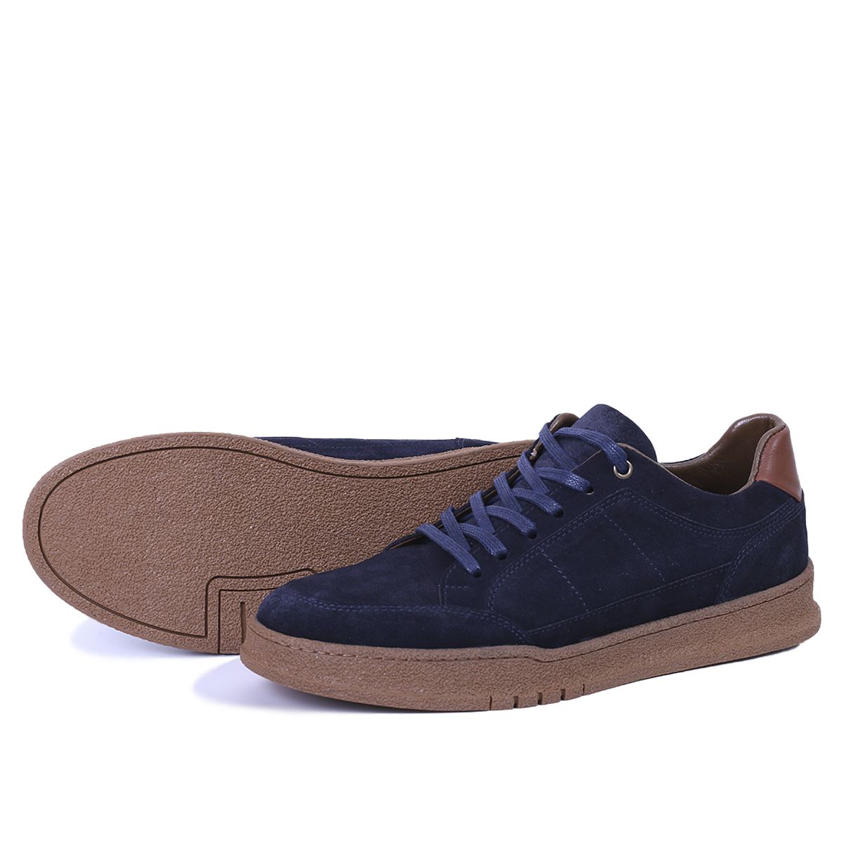 Chaussures sport en Daim BLEU 776