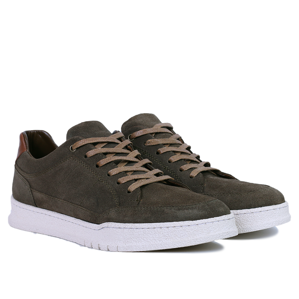 Chaussures sport en Daim KAKI 776