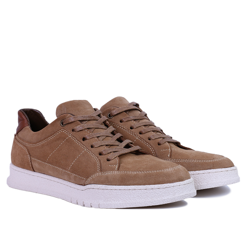 Chaussures sport en Daim BEIGE 776