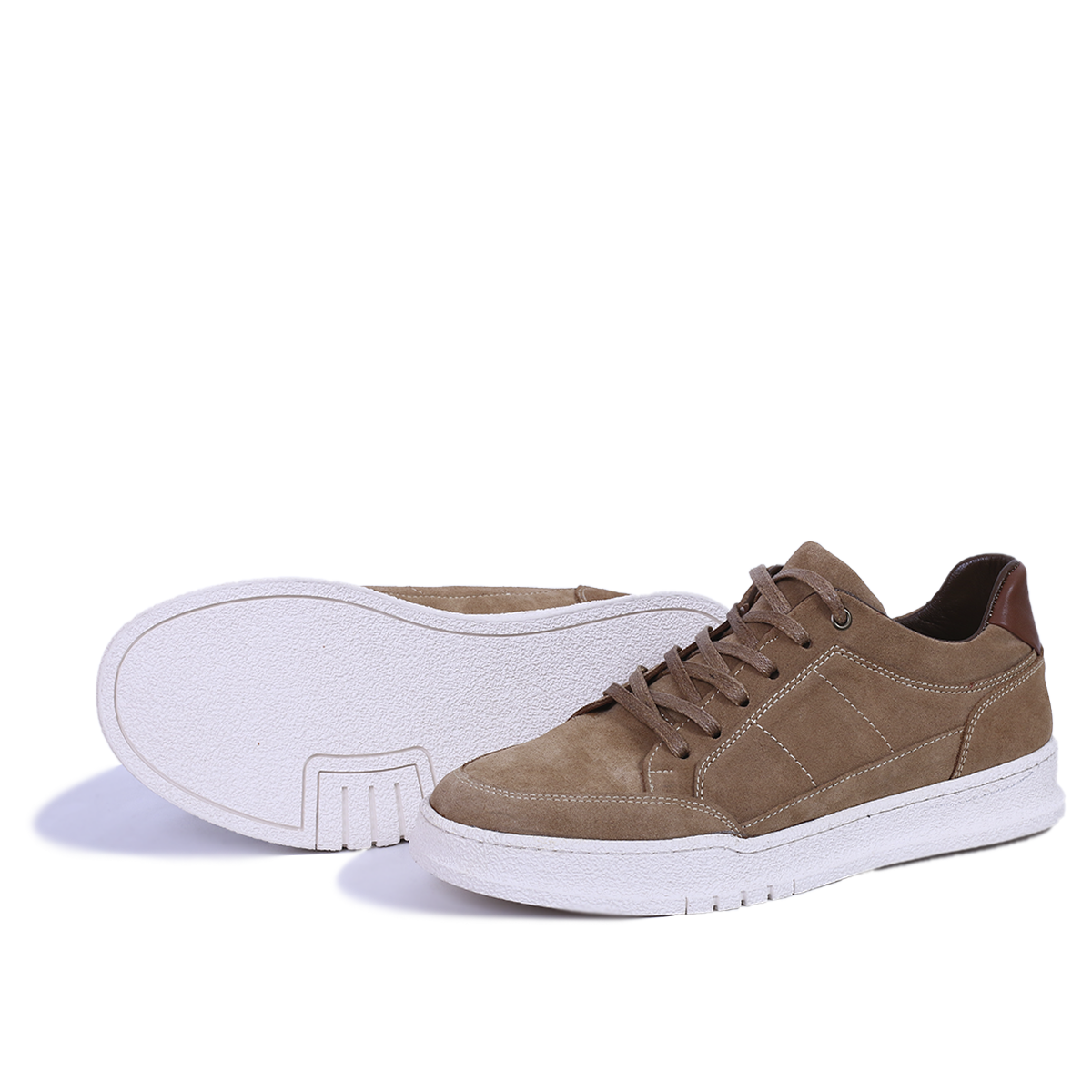 Chaussures sport en Daim BEIGE 776