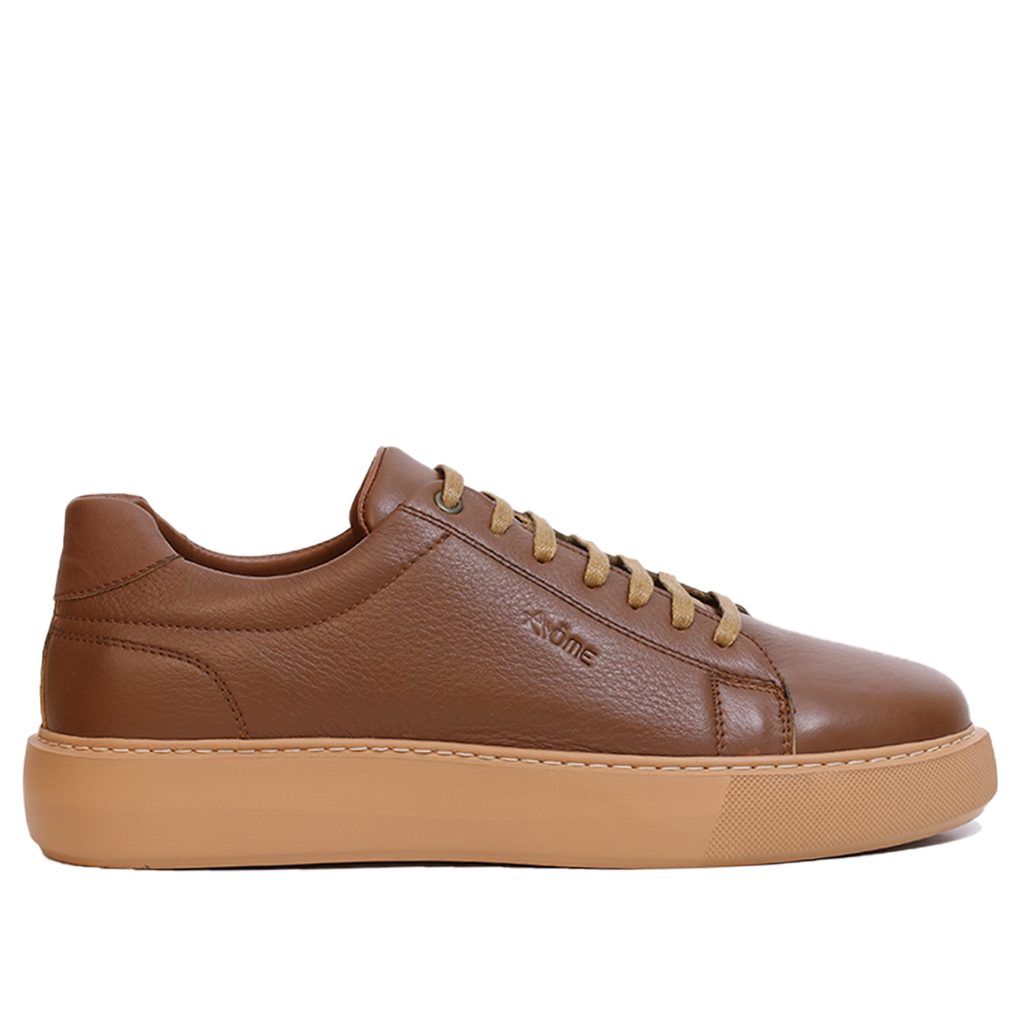 BASKET CUIR MARRON 800