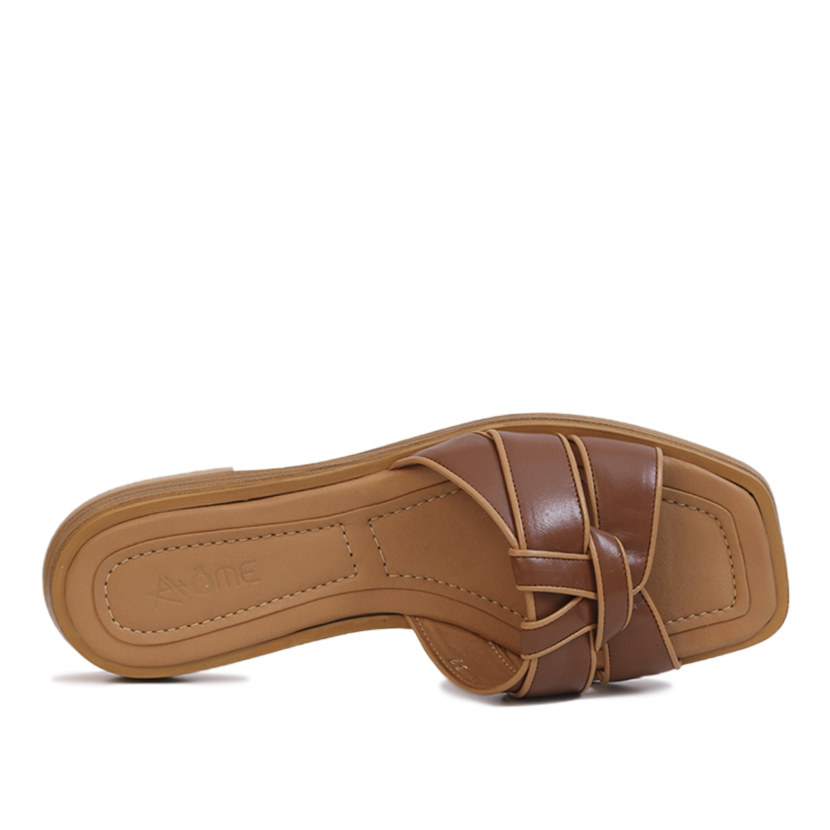 SANDALES EN CUIR Tabac 5106
