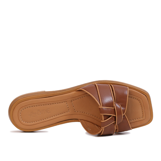 SANDALES EN CUIR Tabac 5106